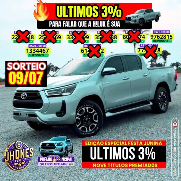 🏆Toyota HILUX SRX 2024 OU 240 MIL 🛻
